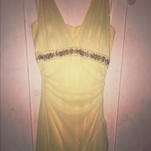 Light yellow party dress